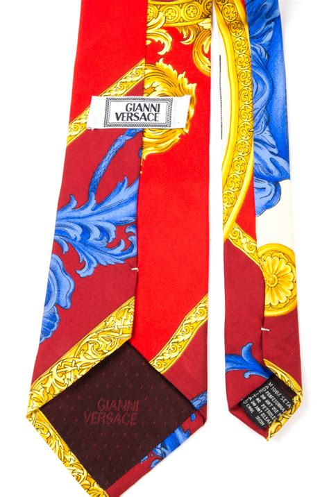 gianni versace tie vintage|vintage Gianni Versace label.